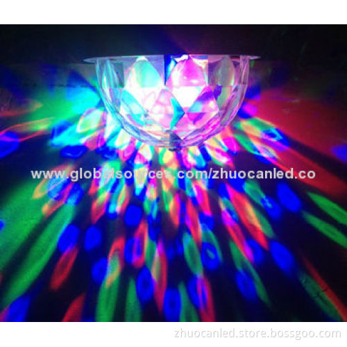 B22 E27, high quality, mini rotating LED, rotating disco ball light